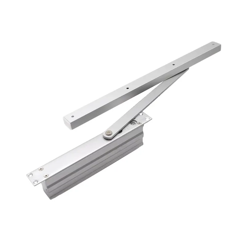 

Automatic door closer 2 spring hydraulic, adjustable door stop speed silent, closed hidden, fire emergency door closer