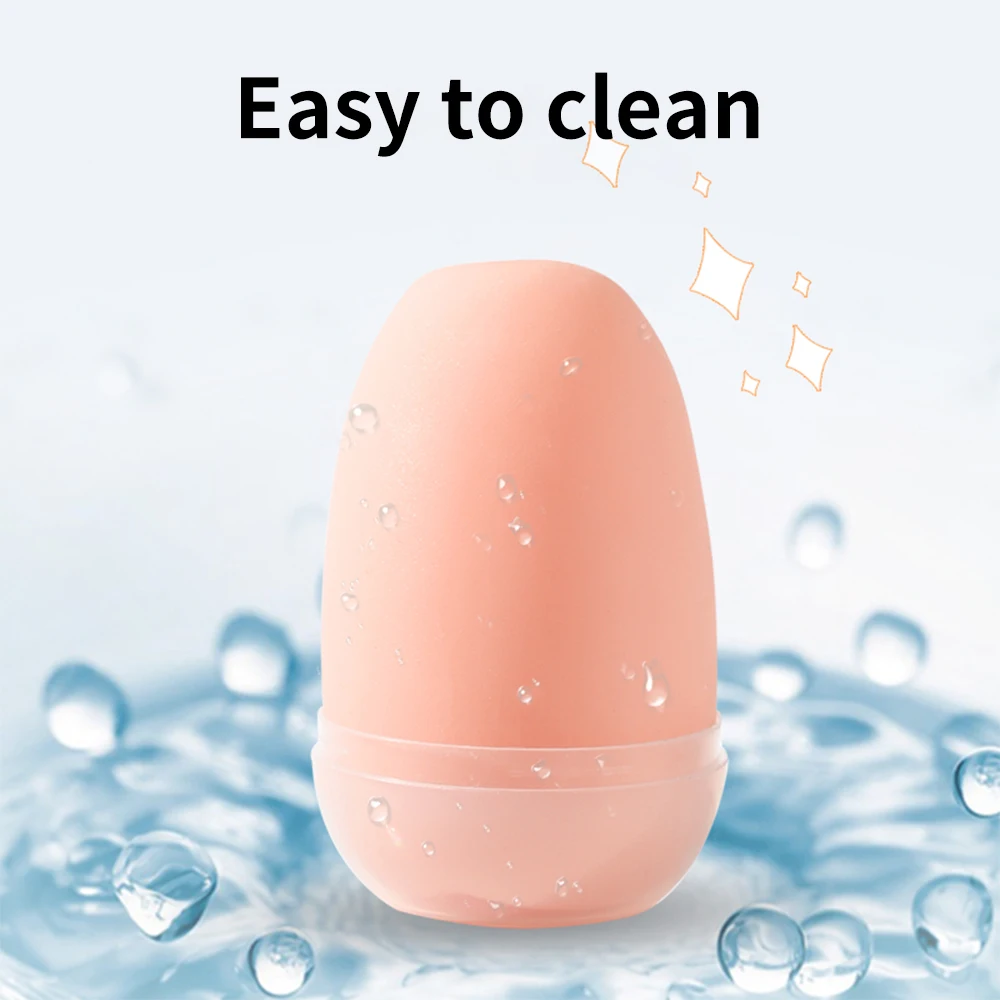 Mini Portable Masturbation Egg Cup Penis Massager Stimulator Soft Rubber Adult Sex Toys for Men Realistic Vagina Pocket Pussy