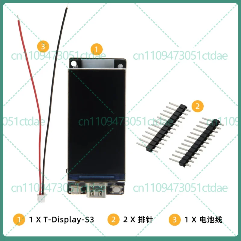 For LILYGO T-Display-S3 Dev Board 1.9 Inch LCD WiFi Bluetooth 5.0 Wireless Control Module