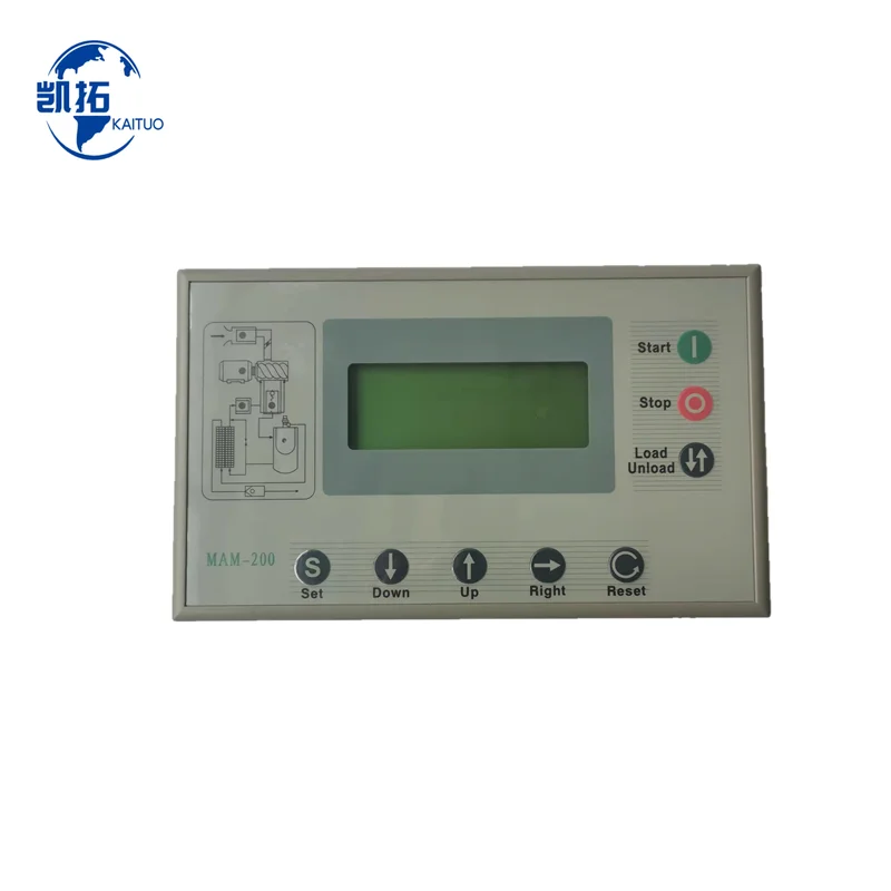 Imagem -02 - Painel Elétrico do Controlador do Plc para o Compressor de ar do Parafuso Substituição para Mam200b+ Mam-ky02sb 40a 100a 200a 400a