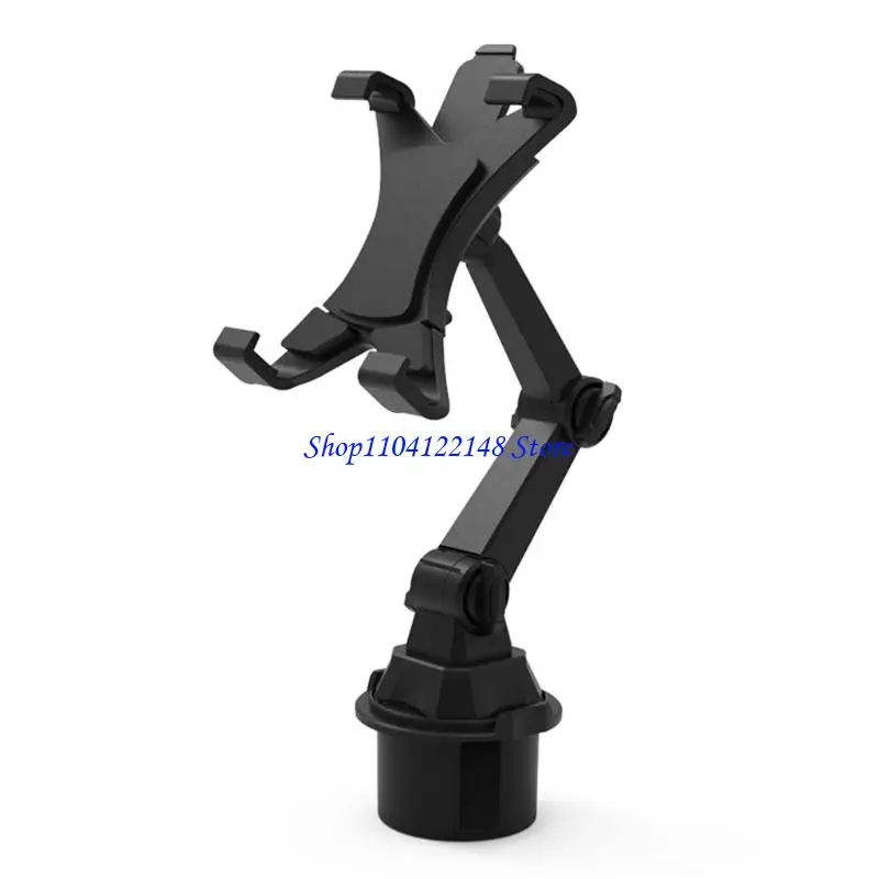 P9FA Stable ABS Cup Holder Brackets For Pad And Smartphone In Car Adjustable