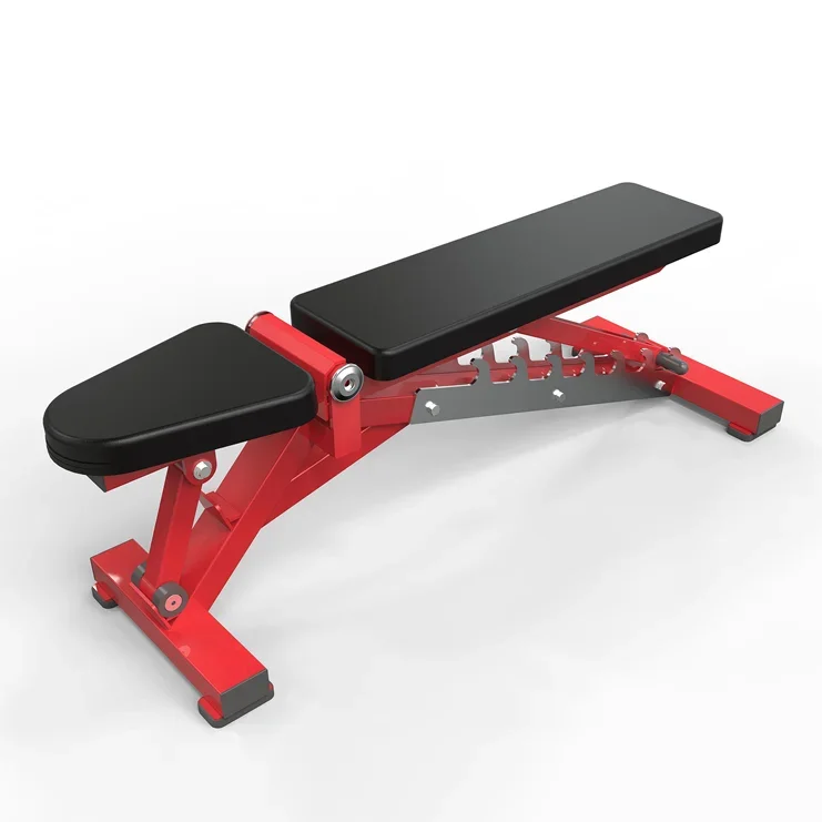 Gym Bench Press Sporting Commercial Pro Incline Flat Exercise Adjustable Dumbbell Weight Bench