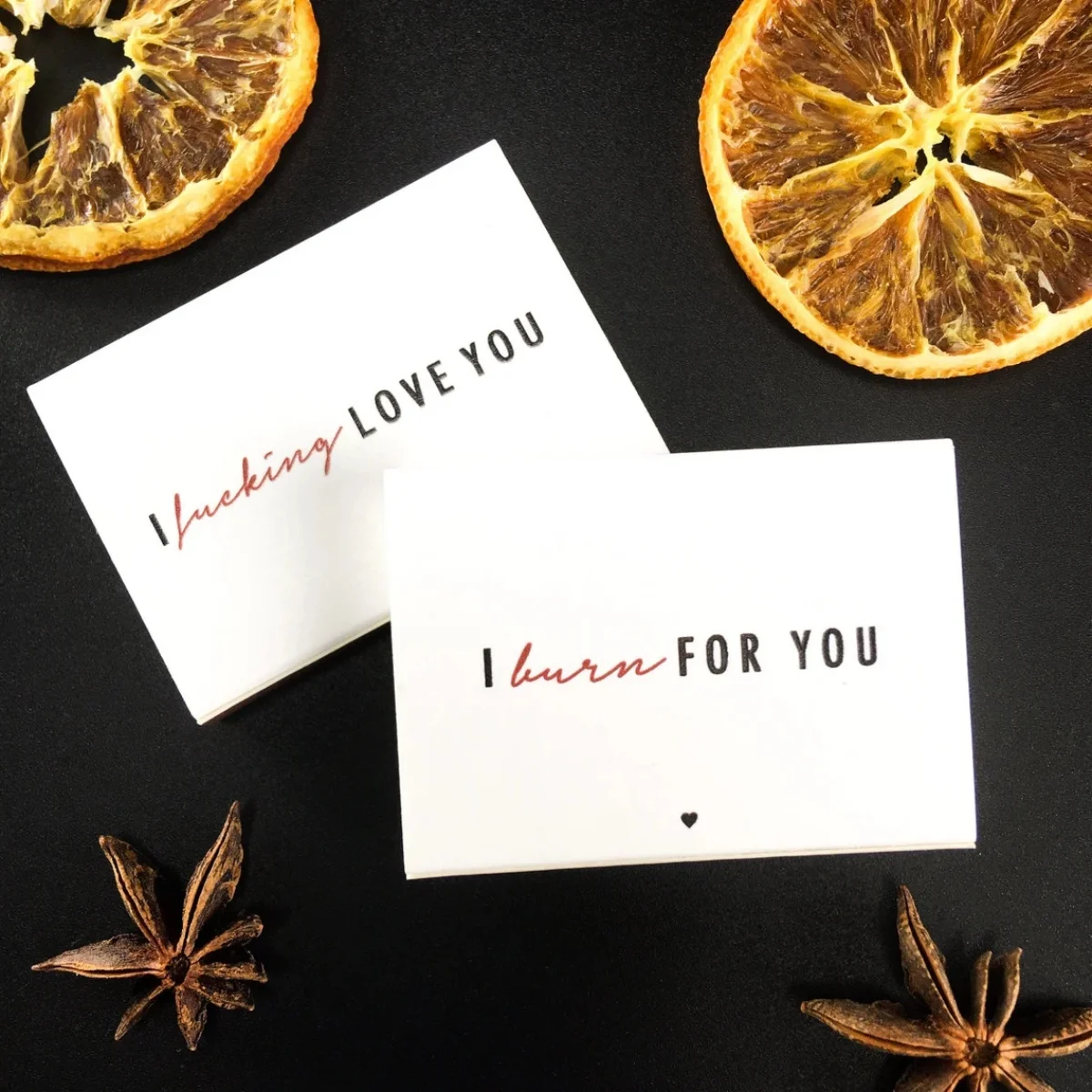 

Custom Design Matches - Set of Personalized "I love you" Matchboxes - Wedding Favor Ideas - Custom Party Favors