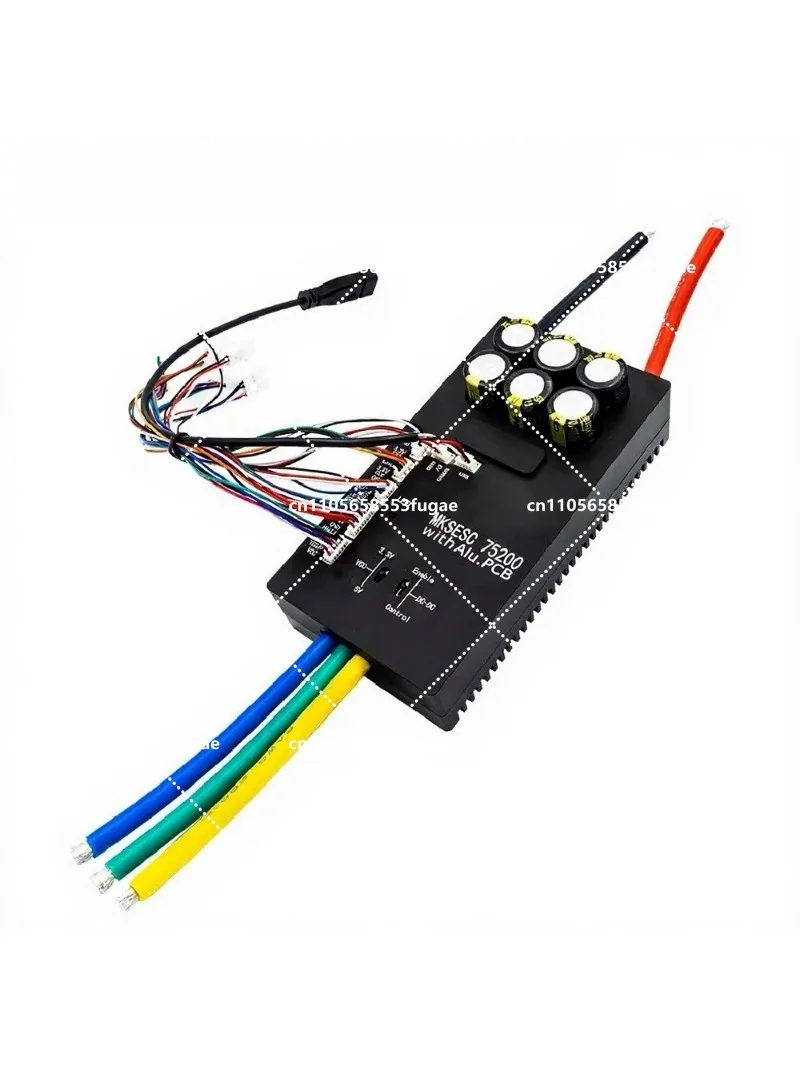 VESC 75V 200A Brushless Motor ESC for RC Model Aircraft FOC Aluminum Substrate PCB with Housing