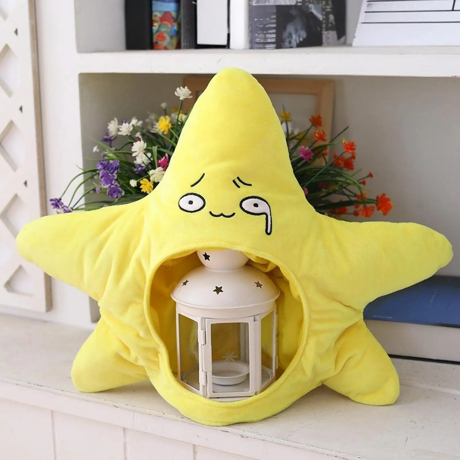 

Pentagram Headgear Cute Birthday Gifts Plush Hat for Photography Prop Masquerade