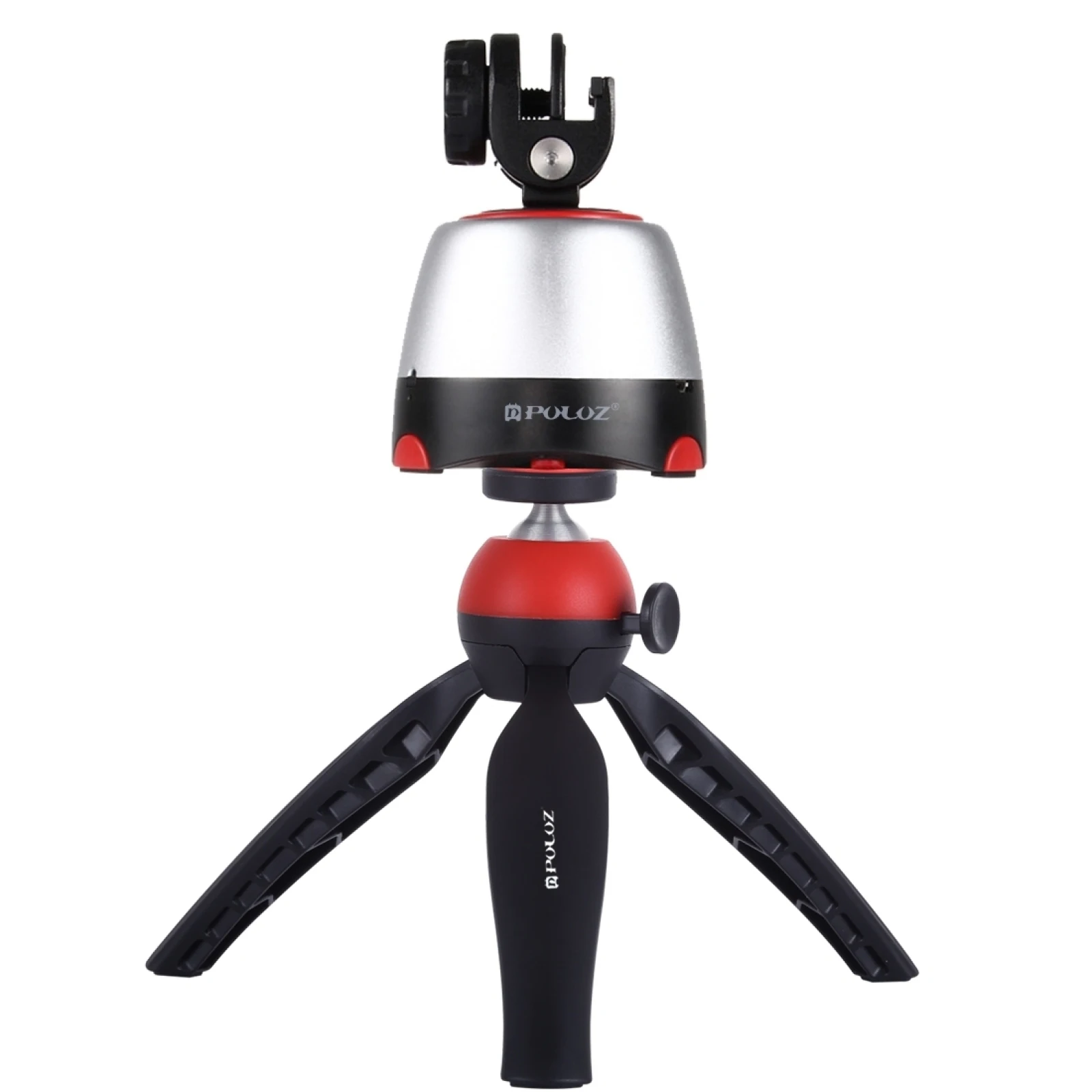 PULUZ Electronic 360 Degree Rotation Panoramic Head + Tripod Mount + GoPro Clamp + Phone Clamp with Remote Controller