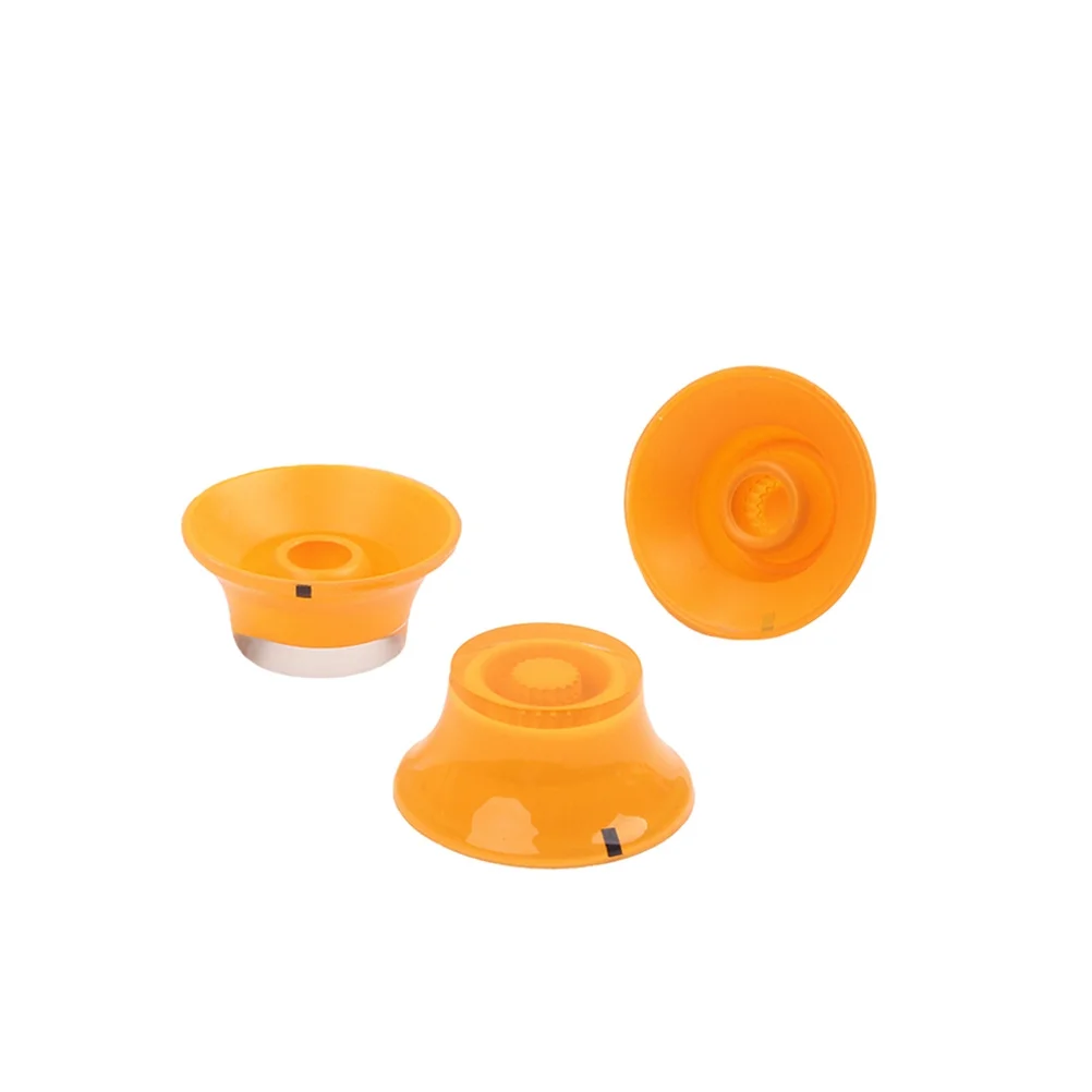 

3Pcs Guitar Volume Tone Control Knobs Set Premium Plastic for Electric Guitars Vintage Look Easy Install