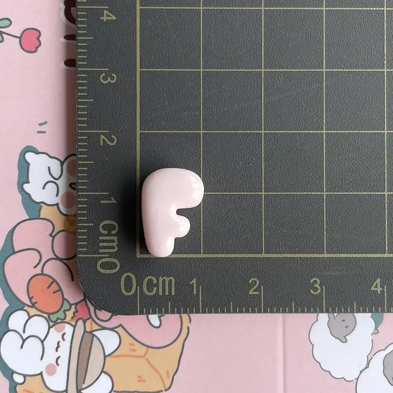 26-teiliges Set mit Pastellfarbenen Harz-Alphabet-Buchstabenanhängern im niedlichen Blasendesign, vollständiges AZ-Set für DIY-Schmuckherstellung, Handyhüllen-Dekoration und Bastelarbeiten – Detail 24