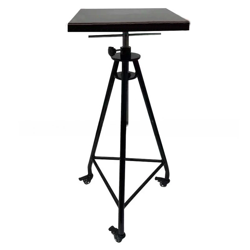 Lifting sculpture table manufacturers produce sculpture turntable ceramic work turntable movable sculpture turntable with wheels