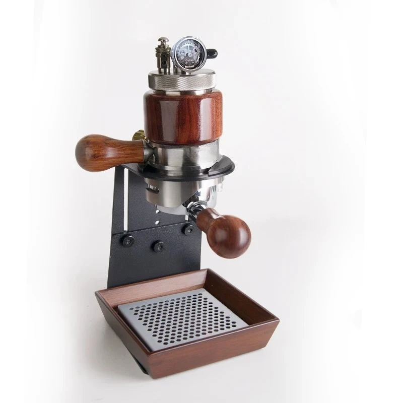

Pressure Storage 58 Bowl Italian Pneumatic Stainless Steel Portable Manual Espresso Machine