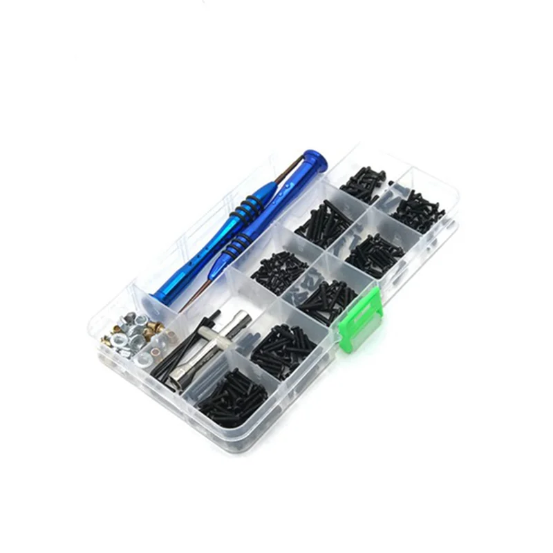 

A19E-M2 M2.5 M3 Screw Fastener Kit Phillips Socket Hex Wrench Rocker Arm Pin For Wltoys 12423 12428 1/12 RC Car Accessories