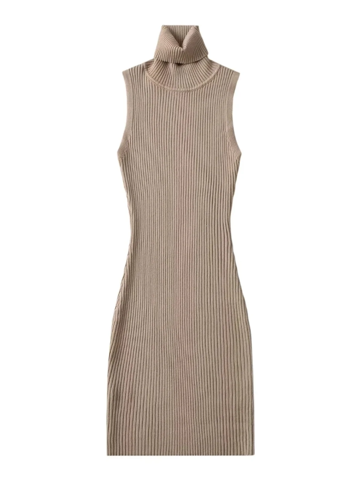 กระโปรงโยคะทรงเข้ารูป คอสูง ผ้าถัก เซ็กซี่ ยืดหยุ่น ทันสมัย สไตล์สาวเปรี้ยว โชว์เอว