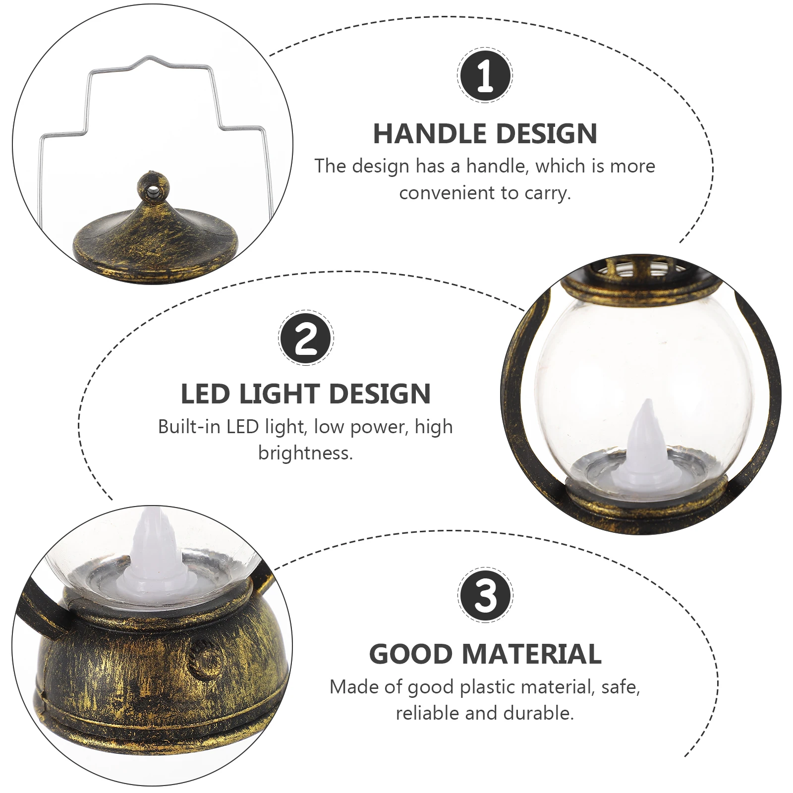 

LED Retro Light Portable Camping Lantern for Practical Camping Lamp Small Tent Hiking Outdoor Emergency Practical Gifts