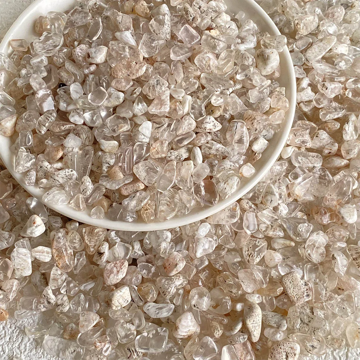 Thousand Chip Crystal Stone Rock Specimen, Minerals Healing Energy Quartz Aquariums Gemstone Home Decoration Gifts