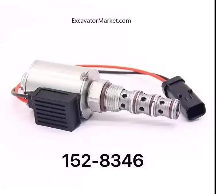 

For Excavator Caterpillar E 307C 308C 311C 312C 314C 315C 318C 320C 321C 322C 325C 330B 330C 345B 345C Solenoid valve 152-8346