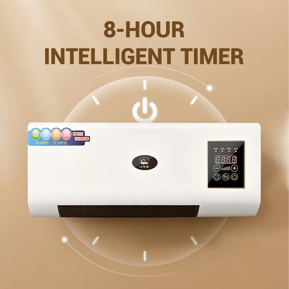 1800 واط الاستخدام المزدوج سخان كهربائي الحائط غرفة الحمام الفضاء التدفئة مروحة الشتاء المنزل الدافئة مكيف الهواء سخان مروحة