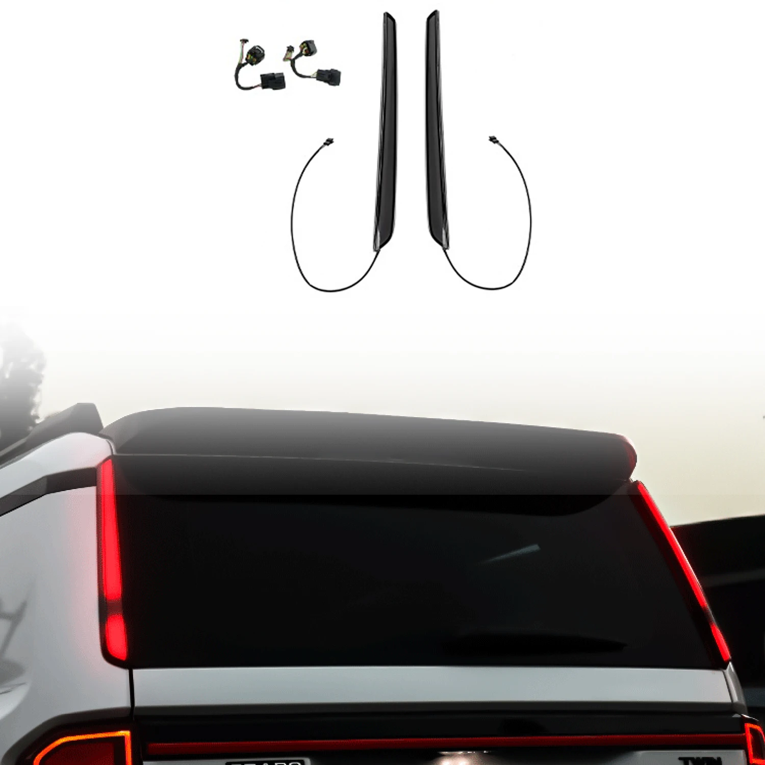 Rear Window Spoiler LED Brake Light Lamp Trunk Tail Light Fits for Lexus GX550 GX 550 2024 2025 Car Accessories