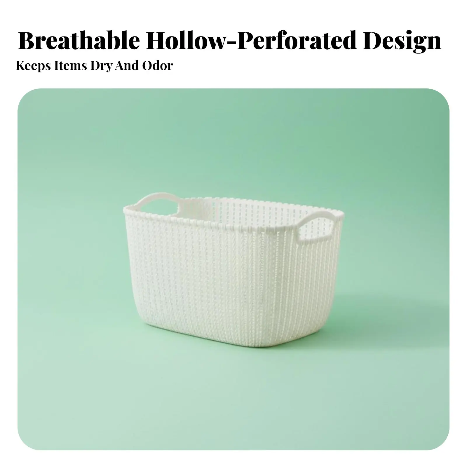 Imitation Rattan container adaptable Woven Organizer adaptable Lightweight for Families, Students, Bedroom, Bathroom, Closet