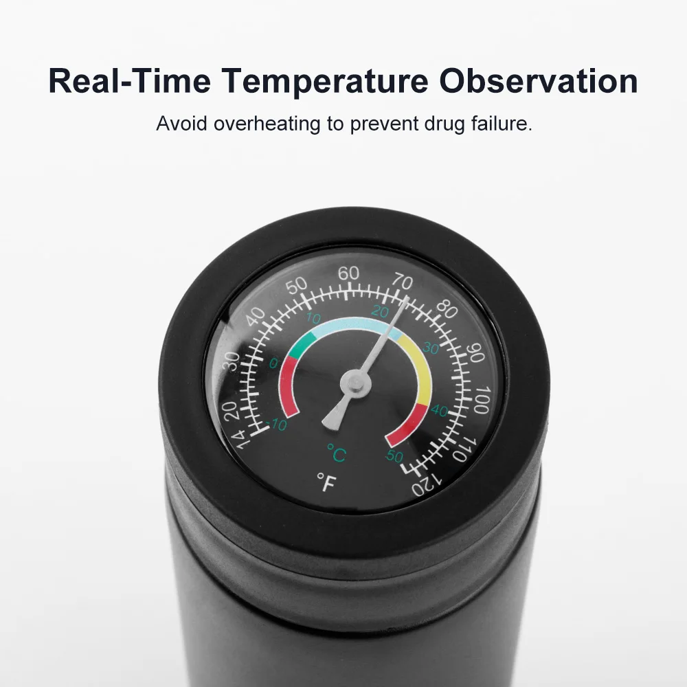 Insulin Cooler Cup with Real-Time Temperature Monitoring | 304 Stainless Steel ,Copper-Plated Long-Lasting Insulation for Travel