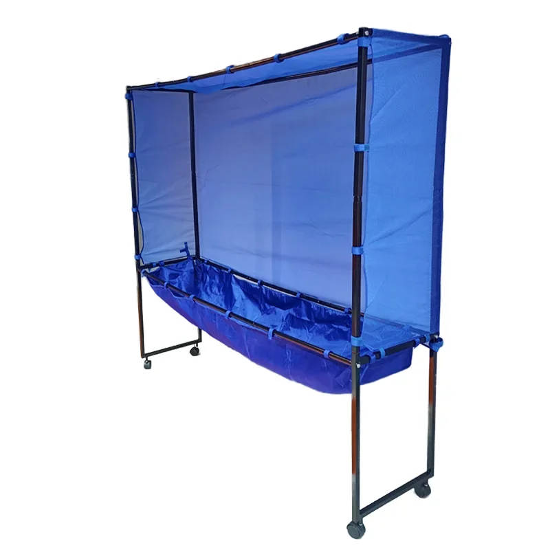 JMZ Table Tennis Ball Collector Portable Steel Frame Ping Pong Ball Recycling Net for Players Durable Mobile Design Standard