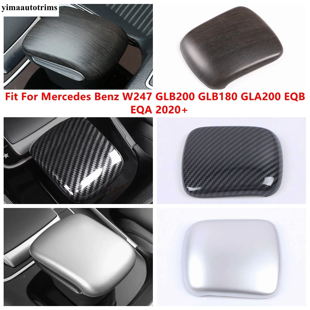 

Car Gear Shift Knob Head Handle Cover Trim Accessories Interior For Mercedes Benz W247 GLB200 GLB180 GLA200 EQB EQA 2020 - 2024