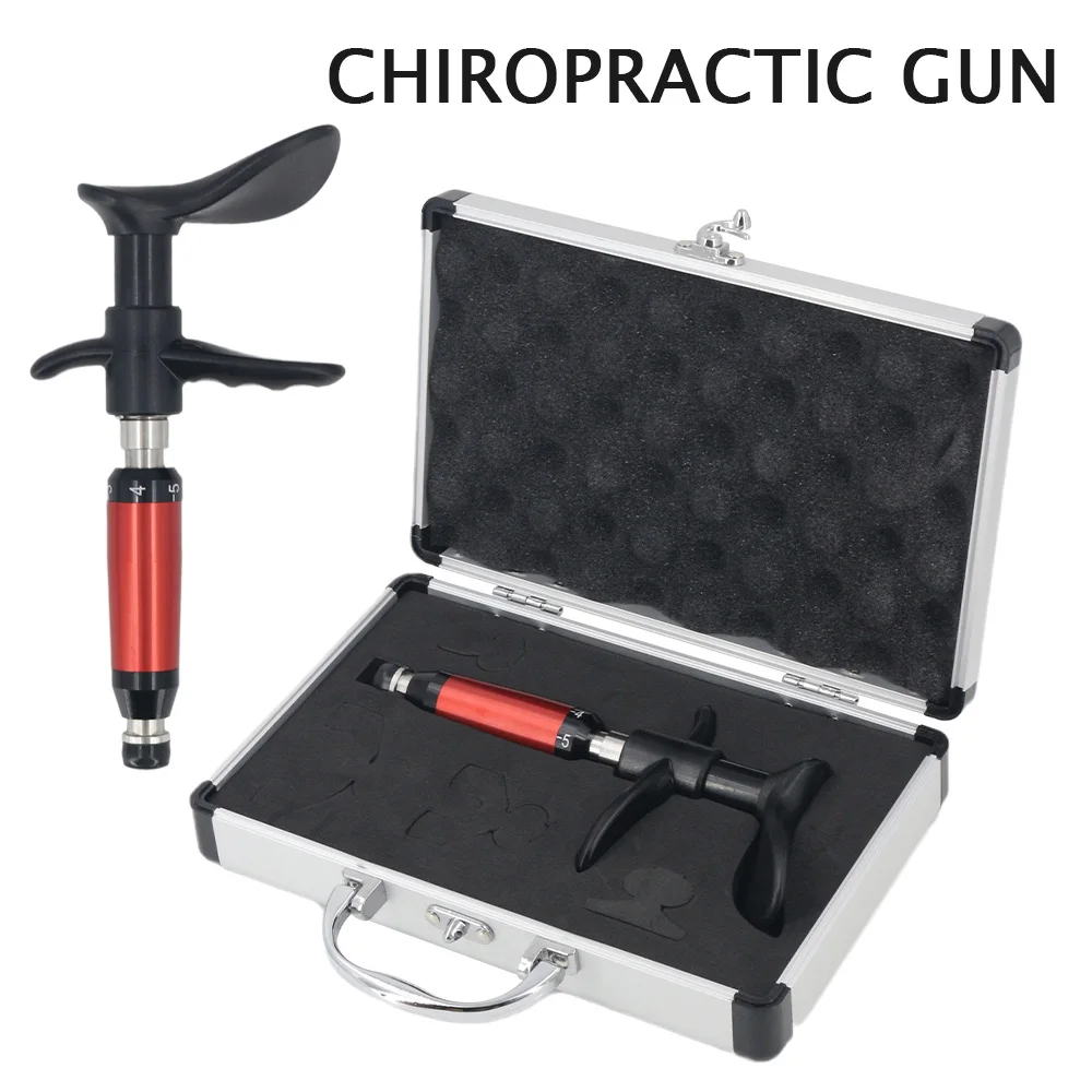 

Chiropractic Adjustment Tool Spine 6 Levels 1 Heads Therapy Adjust Vertebration Tools Massager Manual Gun Set