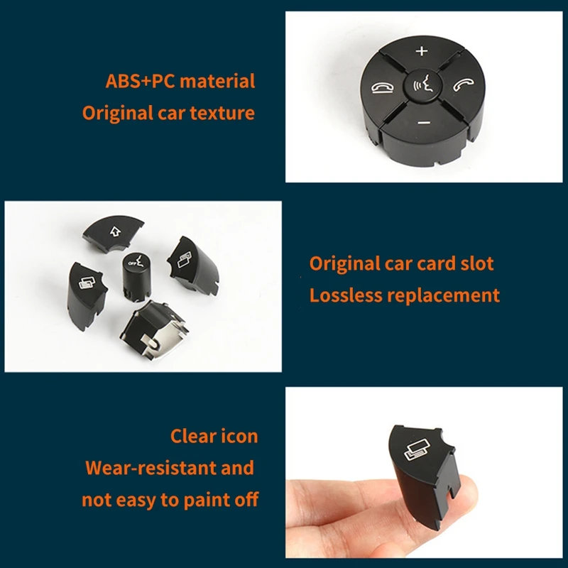 Car Steering Wheel Switch Control Buttons Multi-Function Switch Buttons For Mercedes Benz ML GL W164 R-Class W251