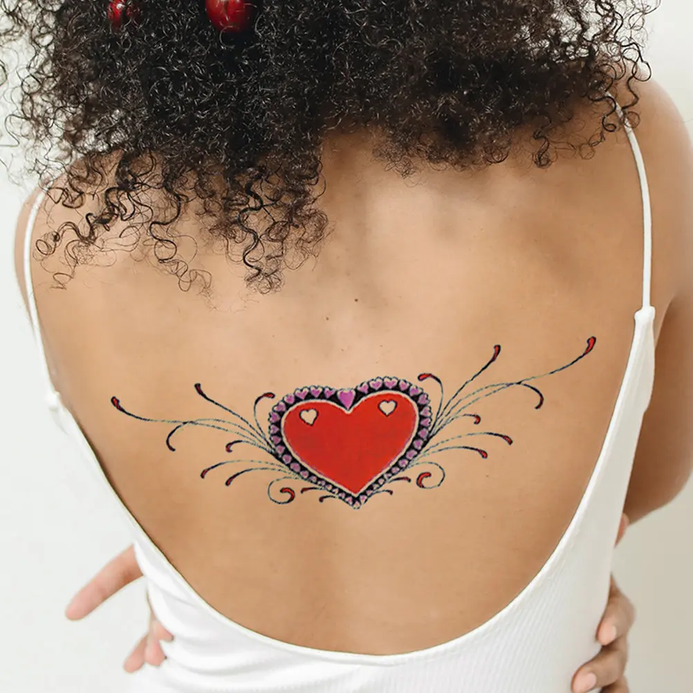 

Sexy Stickers Scar Cover Fake Tattoos Temporary Realistic Butterflies Flowers Temporary Tattoos Women Chest Adults