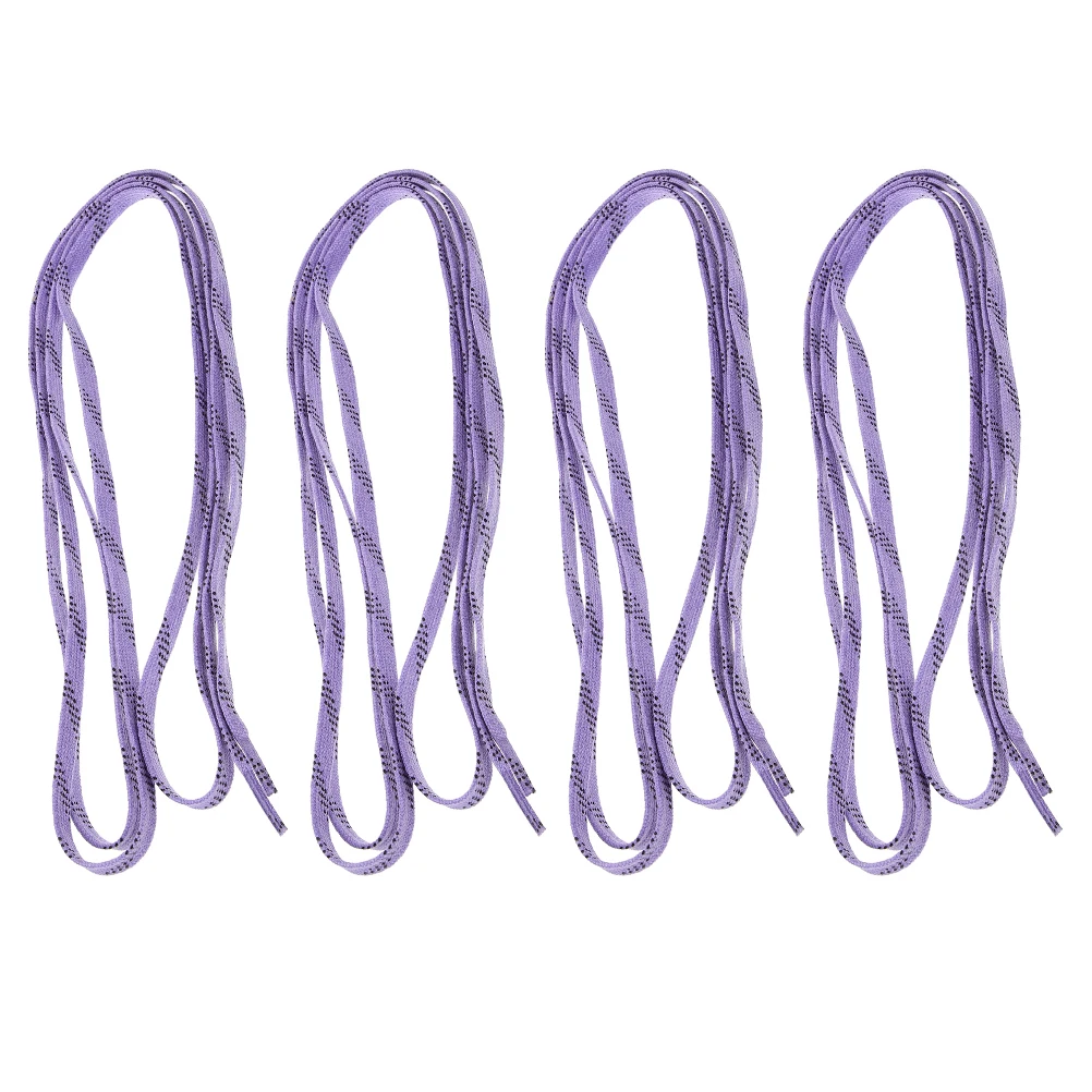 

Waxed Shoelaces Hockey Skate Flat for Sneakers Athletic Sports Shoes Supplies Skates