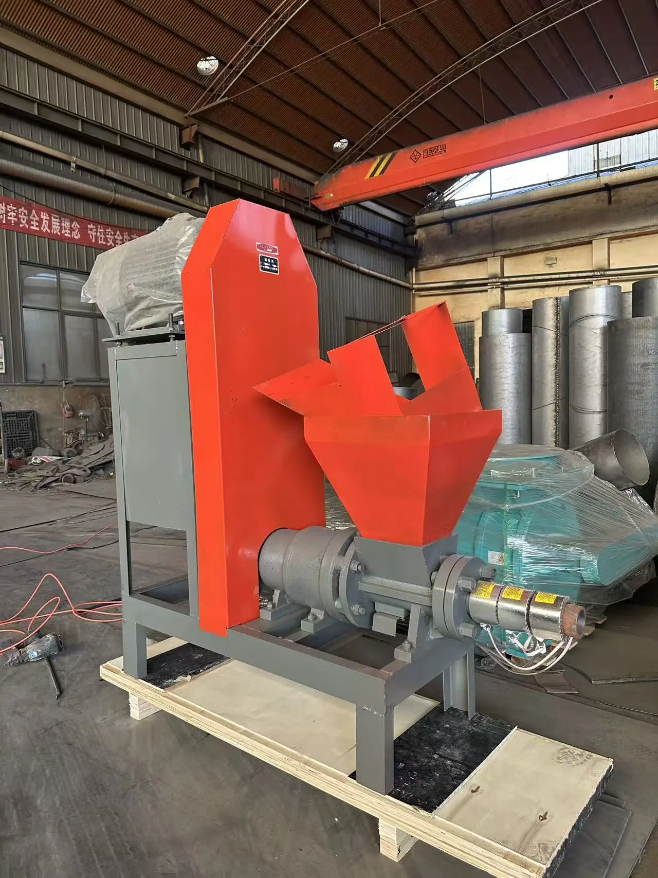 Full Set Charcoal Briquette Production Line Zero Smoke Environmentally Friendly Easy Operation Charcoal Making Machine