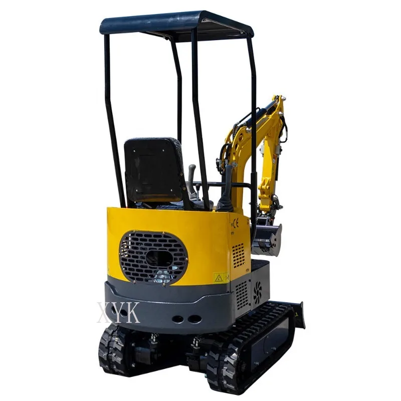 Picture 7: FOB Price Deposit HT10B Crawler Mini Excavator Household Farm Ditching Tree Root Digging Construction Equipment