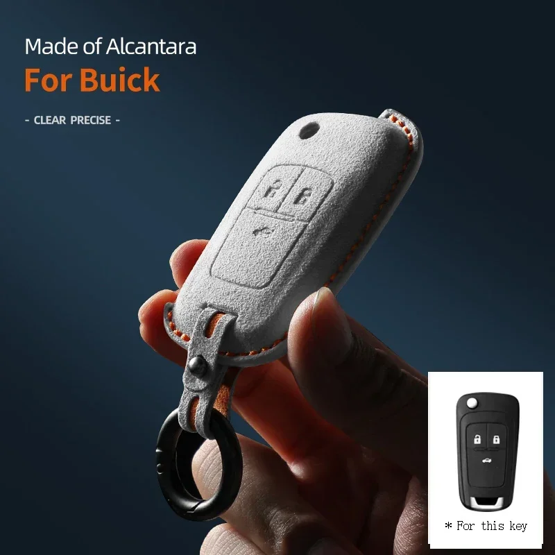 

Alcantara Car Key Case Cover Shell For BUICK Opel Vauxhall Astra H J Insignia Adam Vectra C Corsa D