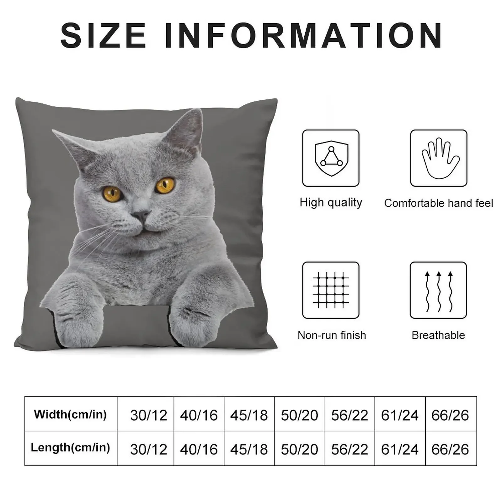 British Shorthair Cat Throw Pillow autumn decoration Pillow Cover Sofa Covers luxury sofa pillows pillow