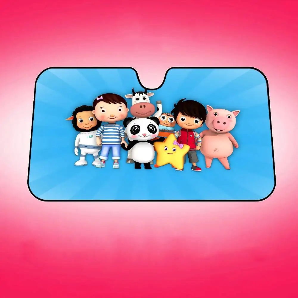 Parasol para parabrisas de coche Little Baby Bum, Protector de visera de verano, bloques plegables, accesorios de protección de rayos UV