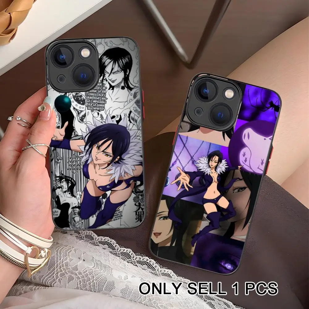 Seven Deadly Sins Merlin Phone Case for iPhone 17 16 15 14 13 12 11 X XR XS Air Pro Max Plus Mini Skin Feel Cover - view 2