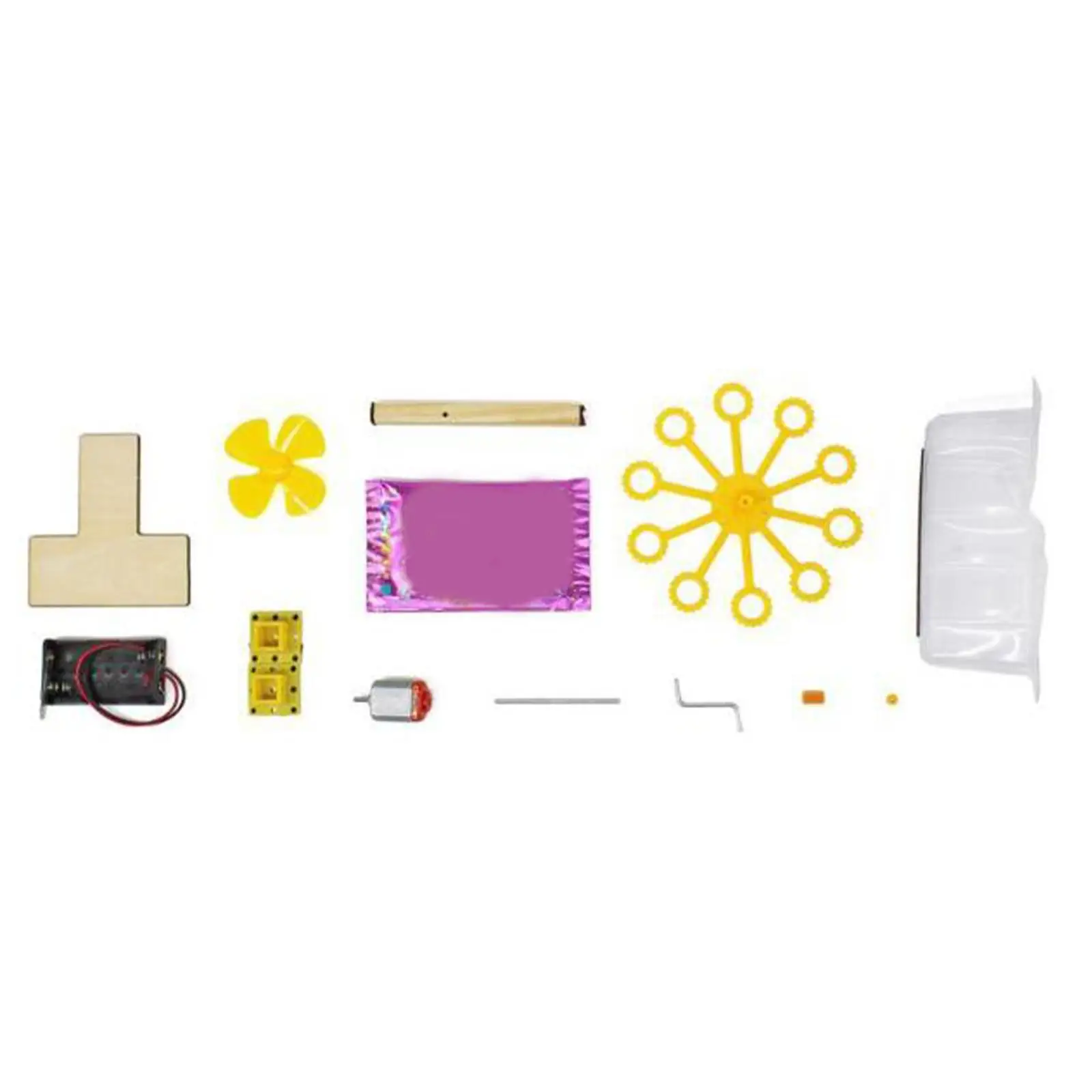 Hand Crank Bubble Machine Model Teaching Projects Hand Assembled Science Experiment Toy for Children Girls Boys Teens Students