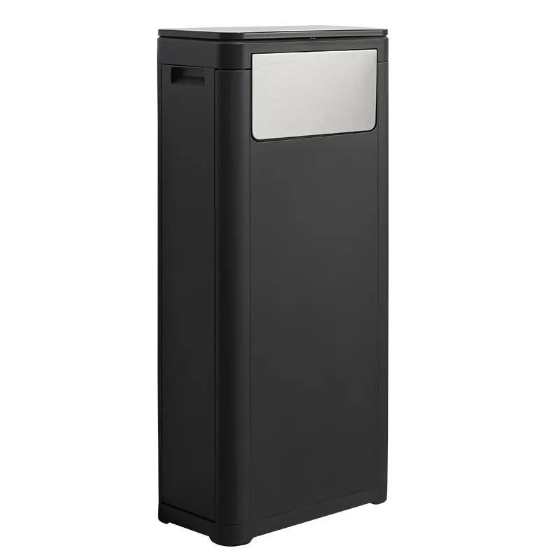 Food Plastic Waste Bins Anti Odor Recycling Trash Bin Rectangular Tissue Trash Can Storage Kitchen Wastebasket
