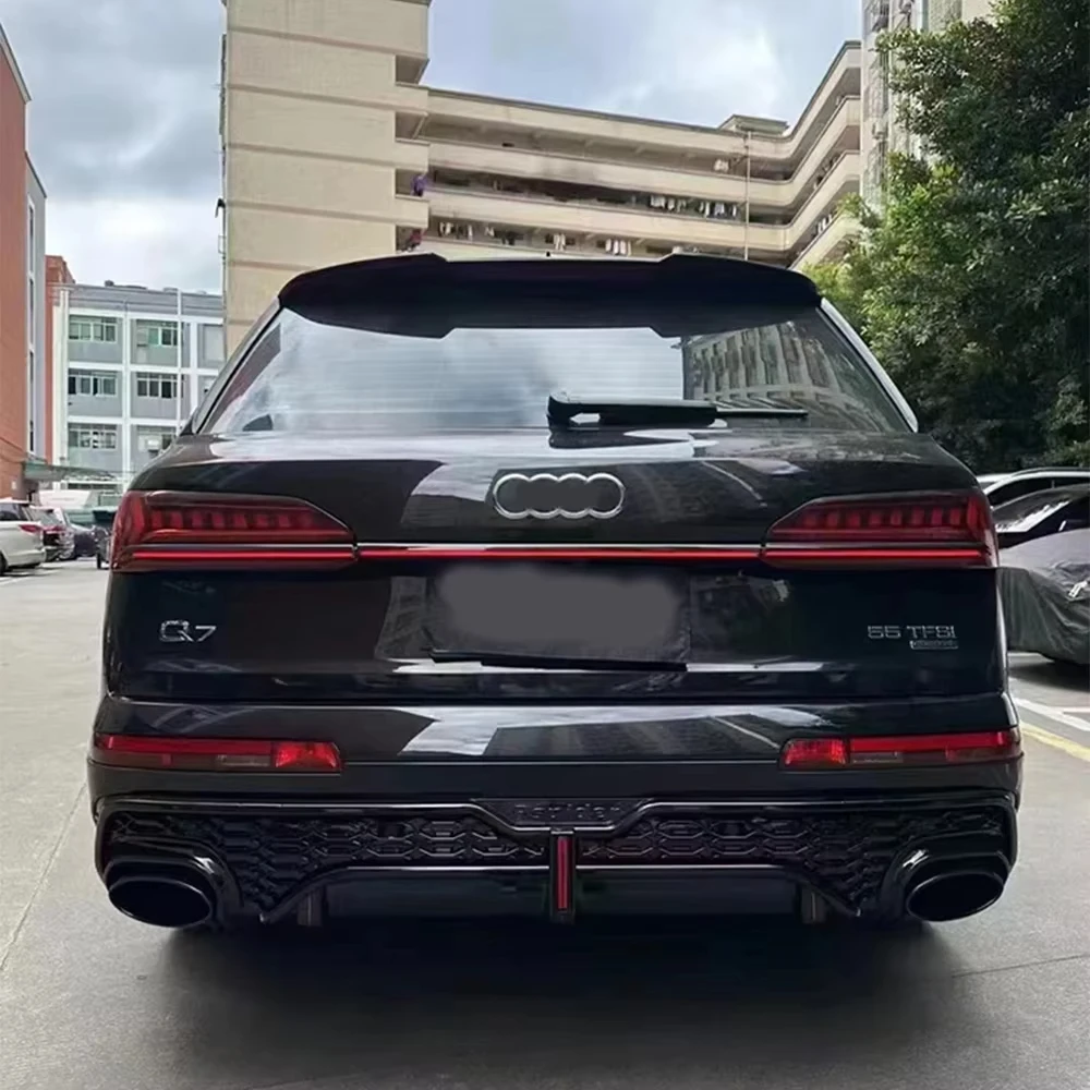 LED Dynamic Flowing Tail Lights For Audi Q7 2006‑2015, 2023 New Styling Through Back Rear Tail Lamp Auto Assembly Replacement