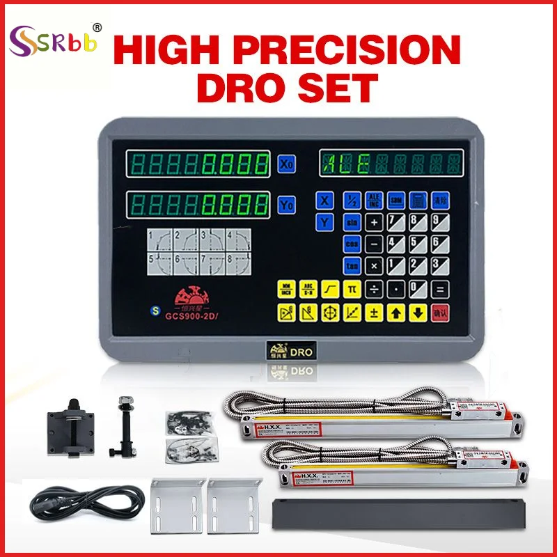 Electronic  Milling machine  DRO GCS900 Digital Readout / Display linear scale for lathe with 2pcs scale encoder