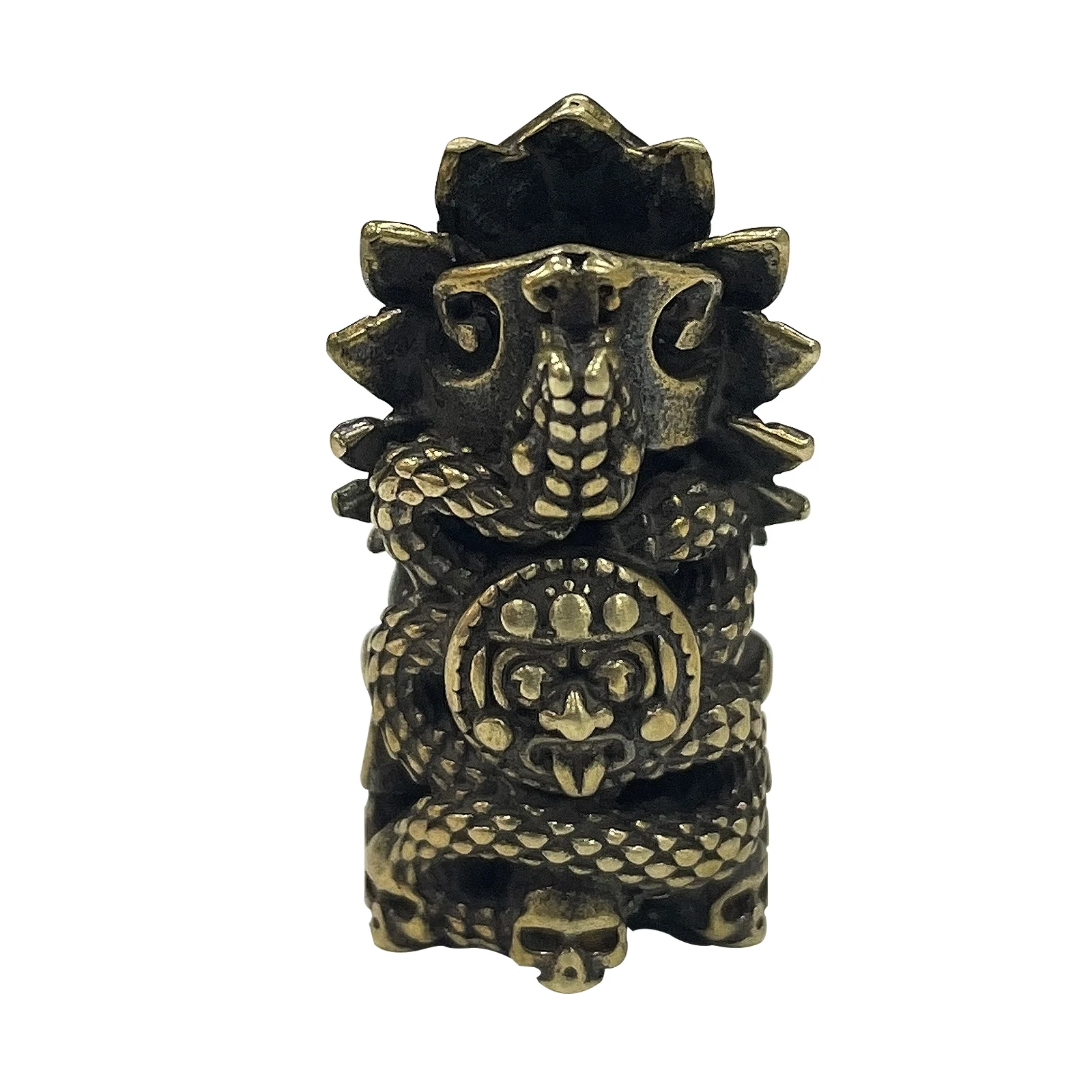 Mayan Goddess Wolf Skull Samurai Lion Knife Beads Outdoors Tools for Paracord Umbrella Rope Key Rings Accessories Charms