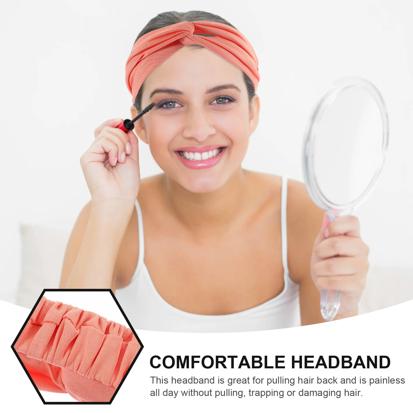 

Portable Sweat Band Elastic Fitness Headband Sweat Hair Band Absorbent Sweatband Lightweight Sports Headband for Workout Yoga