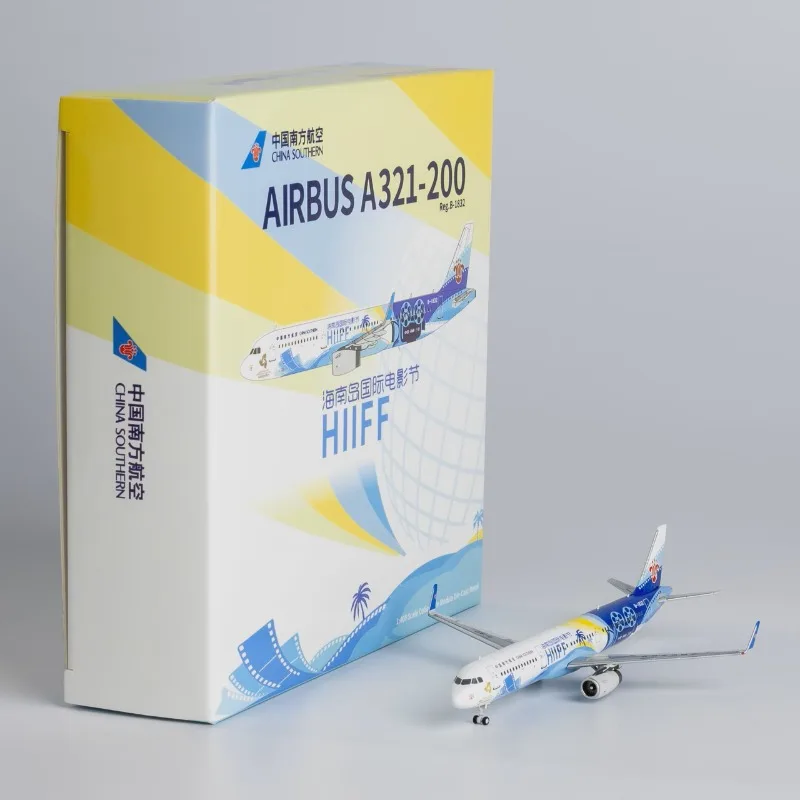 NG Diecast 1/400 مقياس CSN سبيكة طائرة نموذجية CSN A321-200 اللعب مع لعبة طائرة الصبي هدية صندوق