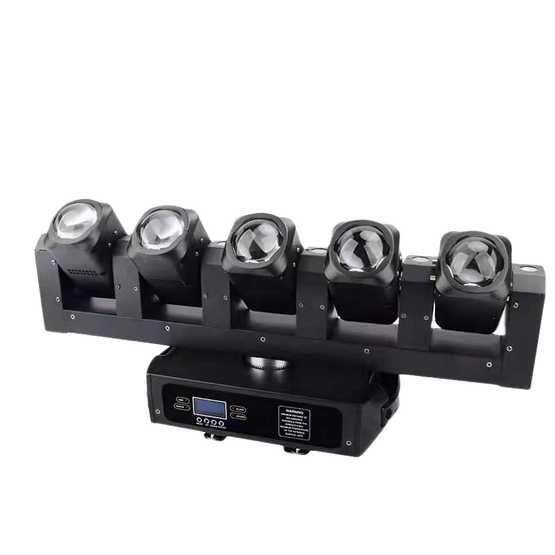 Imagem -03 - Led Moving Head Beam Light White Strobe Effects dj Light Aplicação Disco Festa de Casamento Luzes de Boate 5x40w Rgbw 4in 1