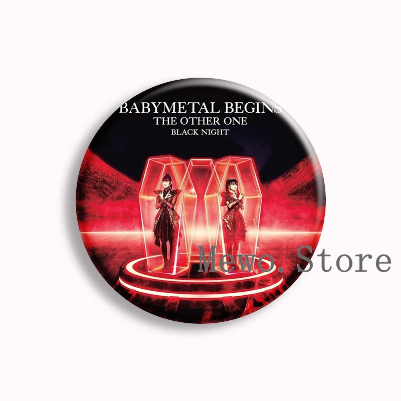 Rock Band Baby Metal Soft Button Pin Japan Death Metal Band Aesthetic Brooches Badge Bag Decor Accessories Fans Collect Gifts