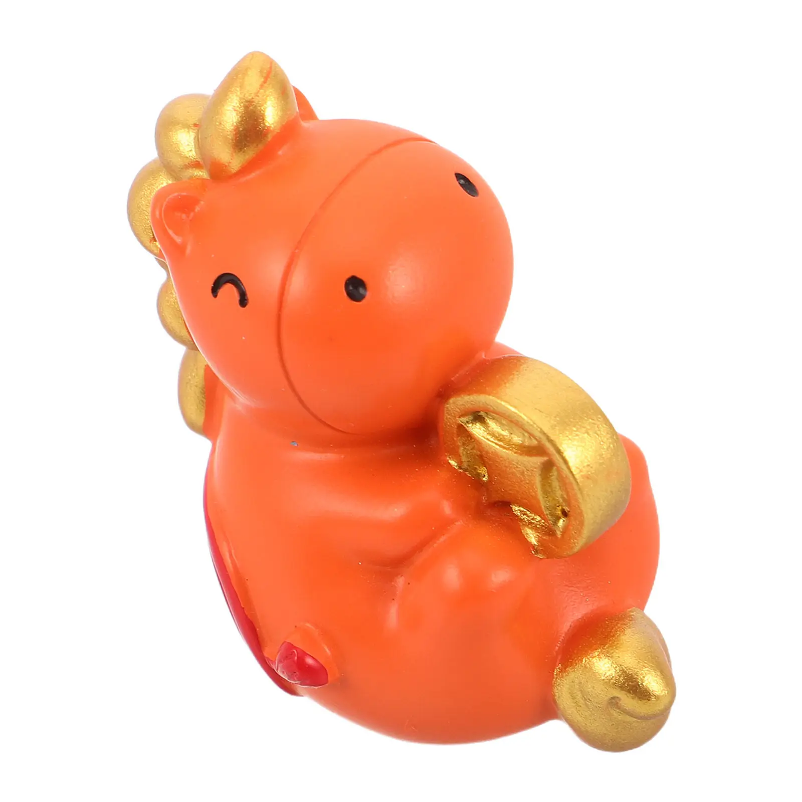 Chinese Zodiac Horse Resin Statue Small Desk Decor Feng Shui Ornament Prosperity Luck New Year 2026 Gift Chinese New Year