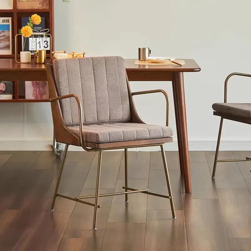Modern Elegant Dining Chairs Backrest Designer Throne Bar Dining Chair Office Wedding Sillas Para Comedor Furniture