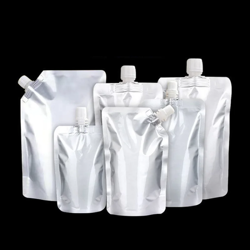 Les sacs de rangement peuvent être réutilisés et sont durables, comprenant des sacs à soupe en papier d'aluminium, des sacs à bière, des sacs à emporter pour jus et boissons, scellés