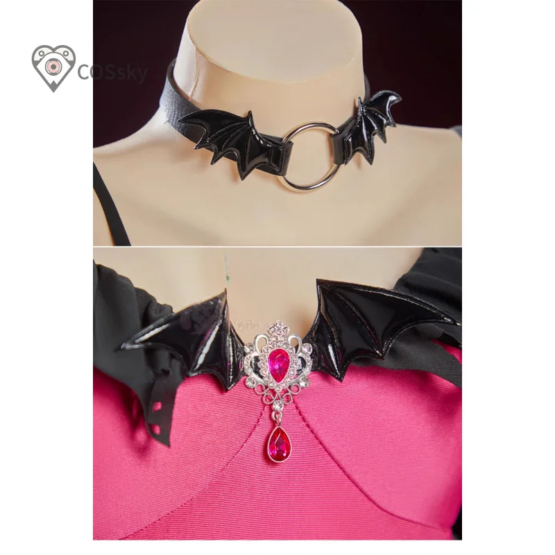 Draculaura косплей костюм аниме высокий сексуальный купальник прекрасная униформа Хэллоуин вечерние наряд для ролевых игр женское милое пляжное платье