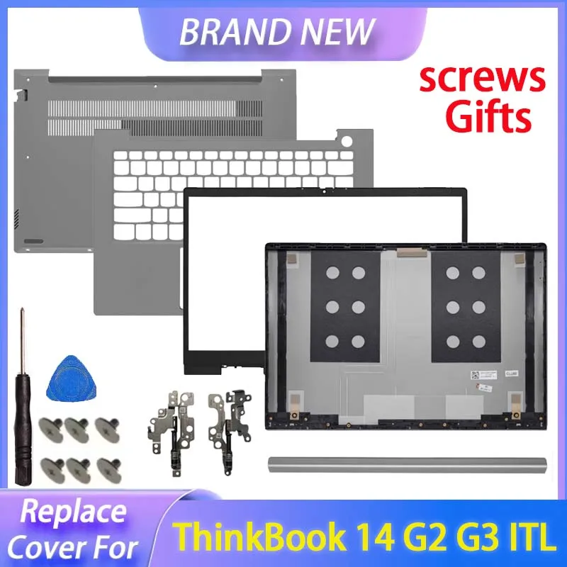 Substituir capa para thinkbook 14 g2 são itl 14 g3 acl lcd capa traseira moldura frontal hingescover palmrest superior inferior caso