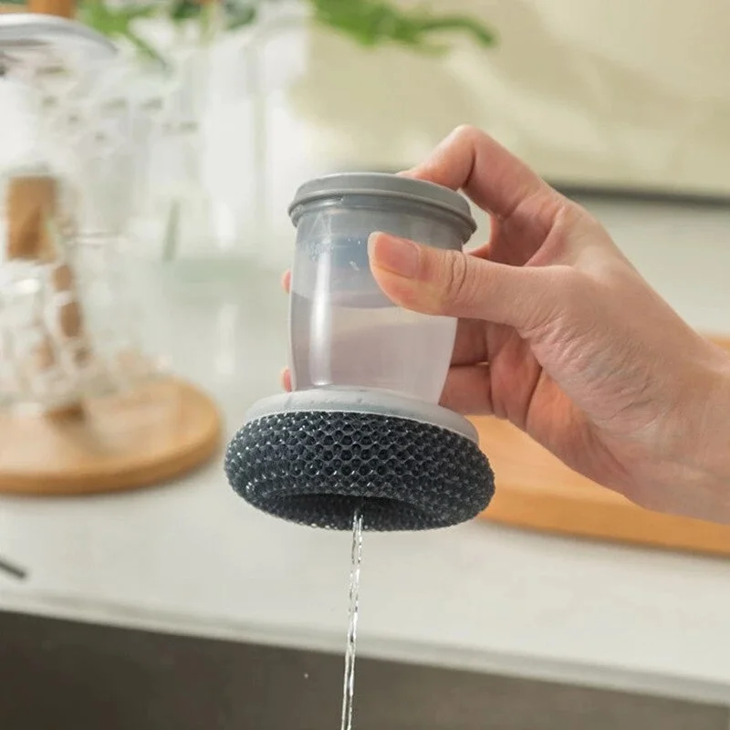 Brosse à vaisselle portable pour la cuisine, outil de lavage et de nettoyage, facile à utiliser, Regina